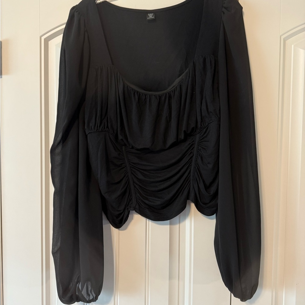 Elegant Black Women's Top